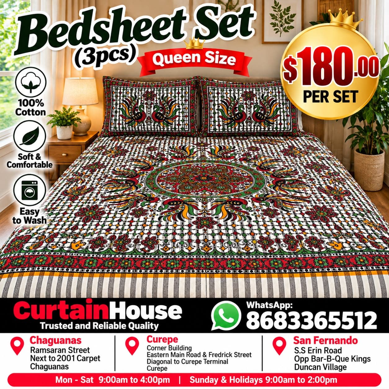 Queen Size Set (3pcs)