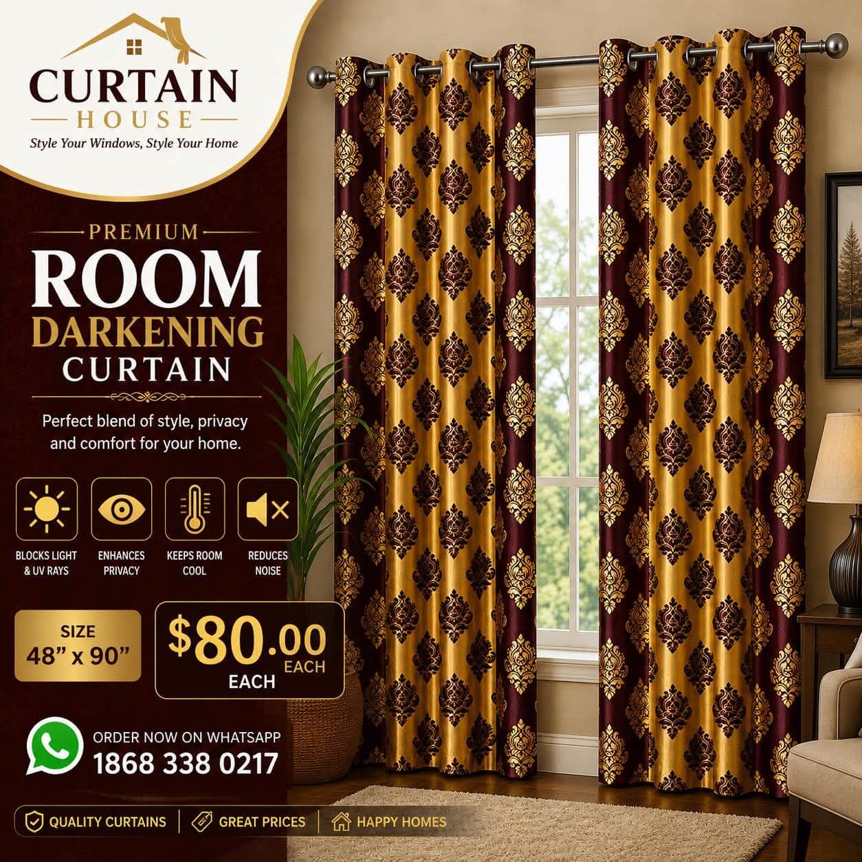 Grommet Curtain