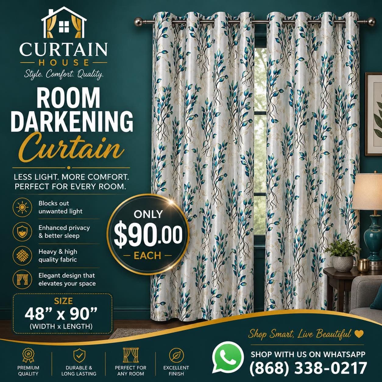 Grommet Curtain