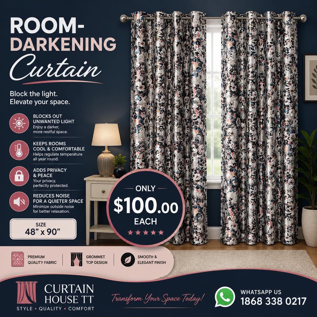 Grommet Curtain