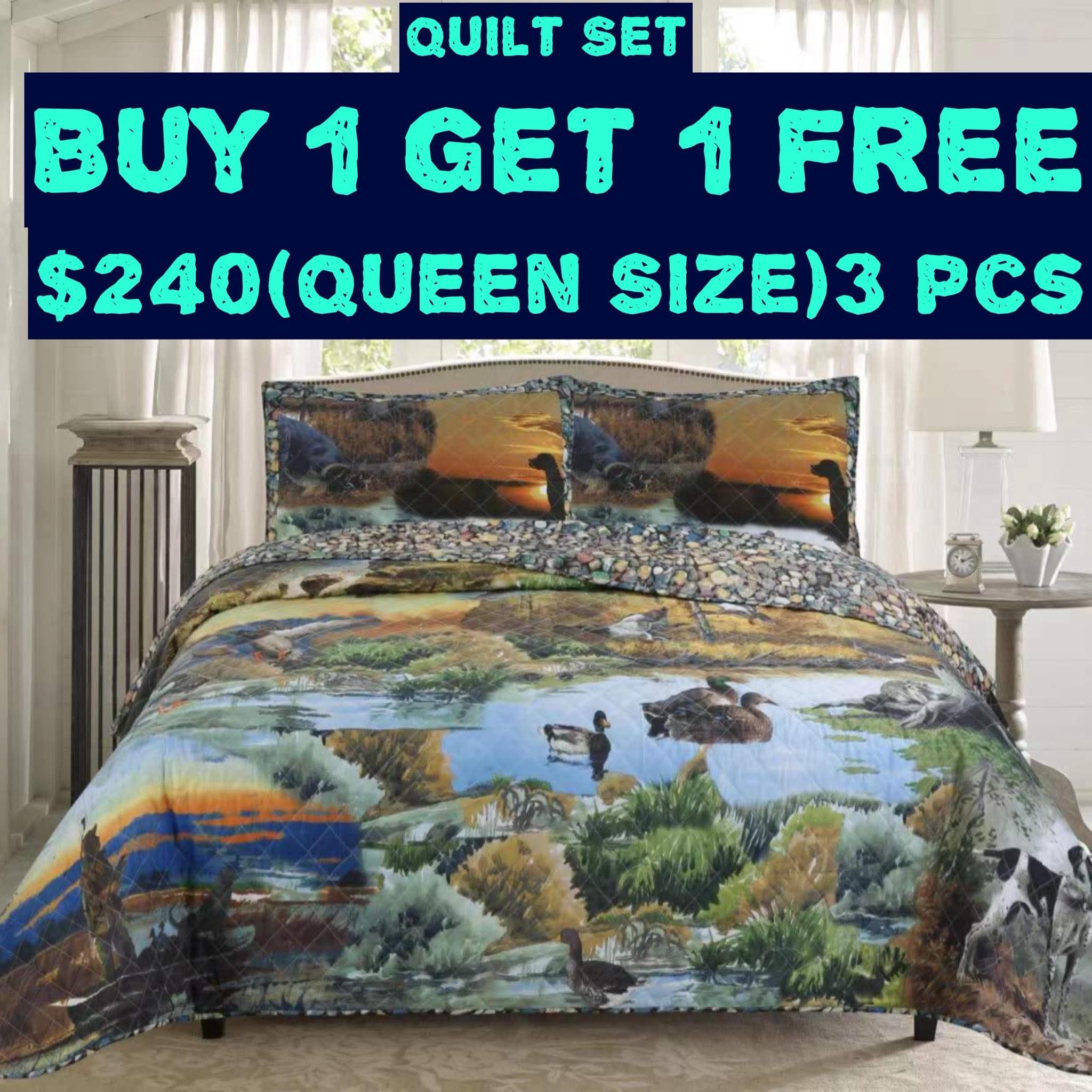 Queen Size(3pcs)
